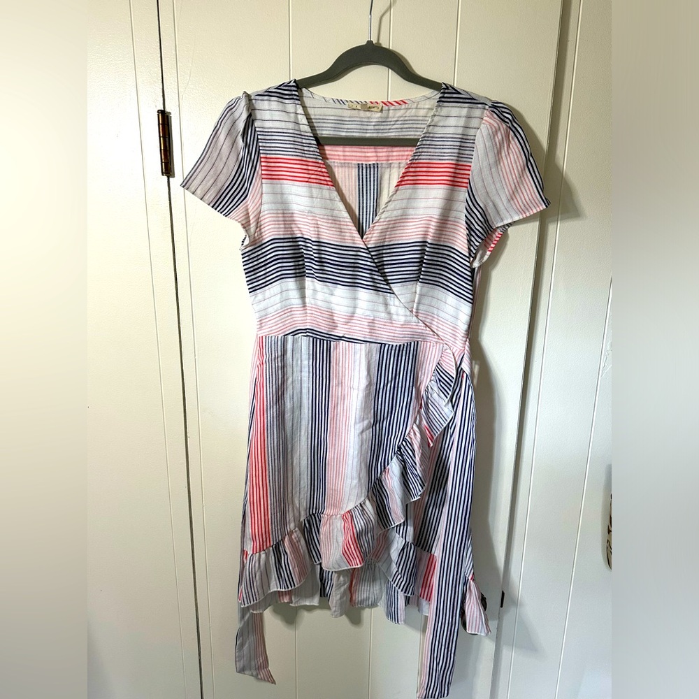 Summer dress red, white & blue.